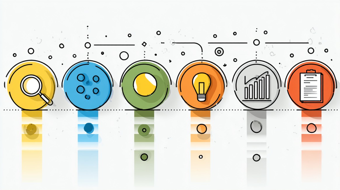 Icons representing the six integrated components of an MTSS framework